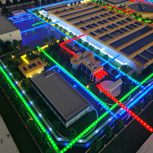 水厂沙盘模型制作案例