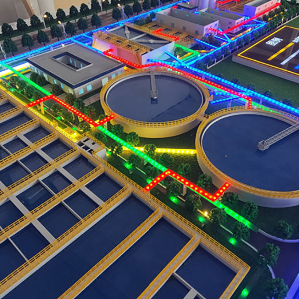 水厂沙盘模型制作案例
