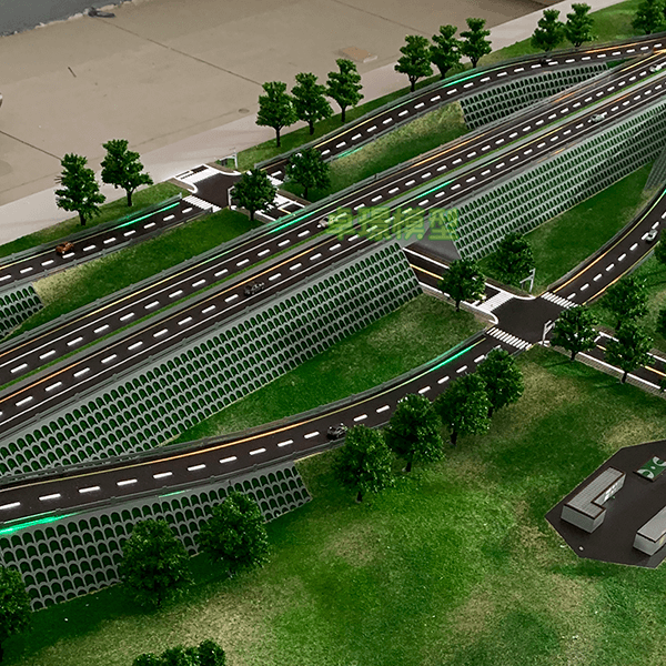 高速公路沙盘模型制作案例