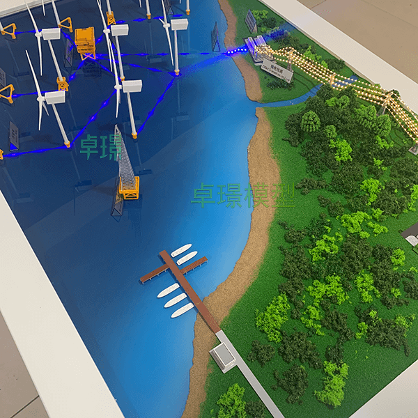 海上风力发电沙盘模型制作厂家案例